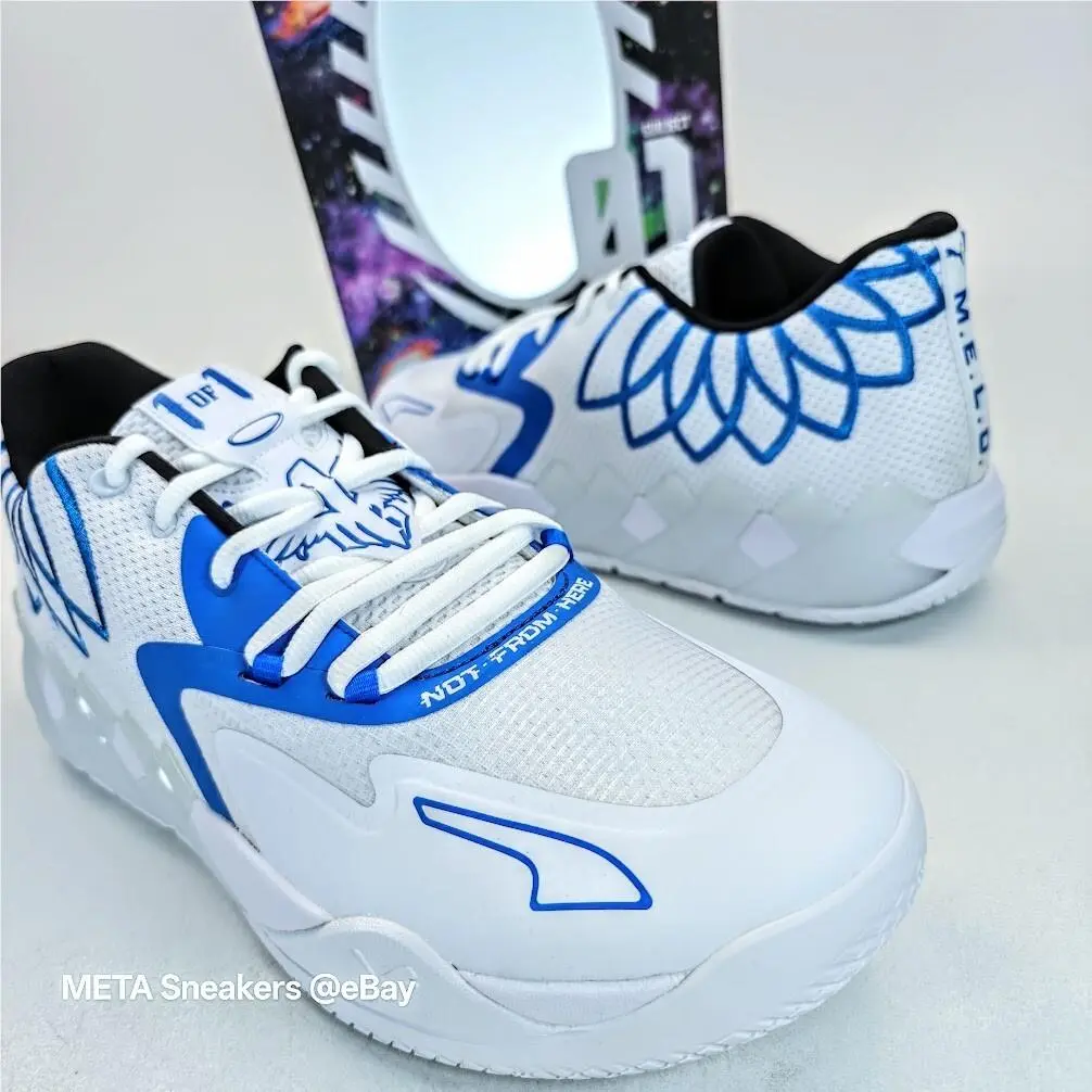 Puma shoes - PUMA MB.01 - 376941 11 - White/ Blue 3