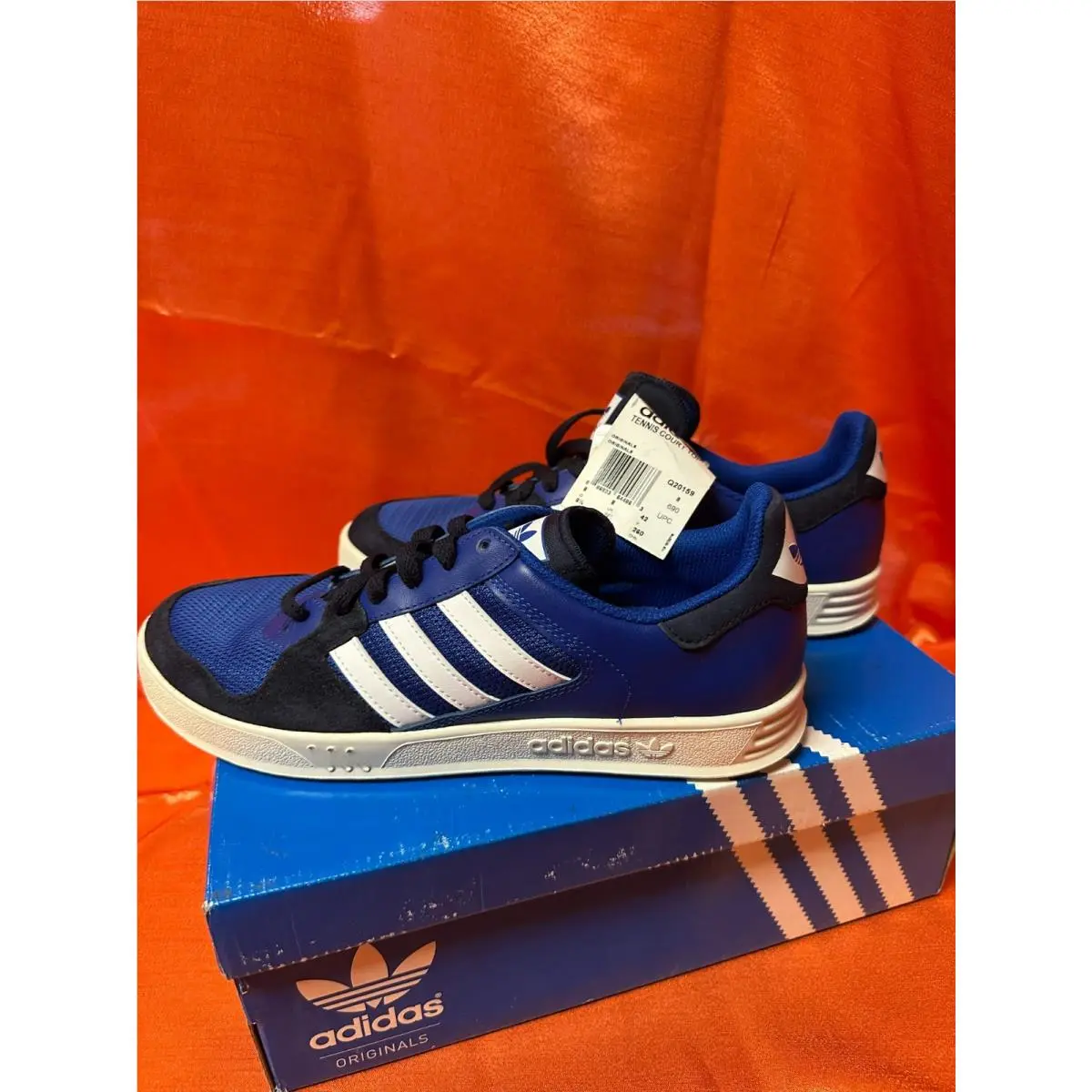 Size 8 5 - Adidas Tennis Court Top Blue Q201159