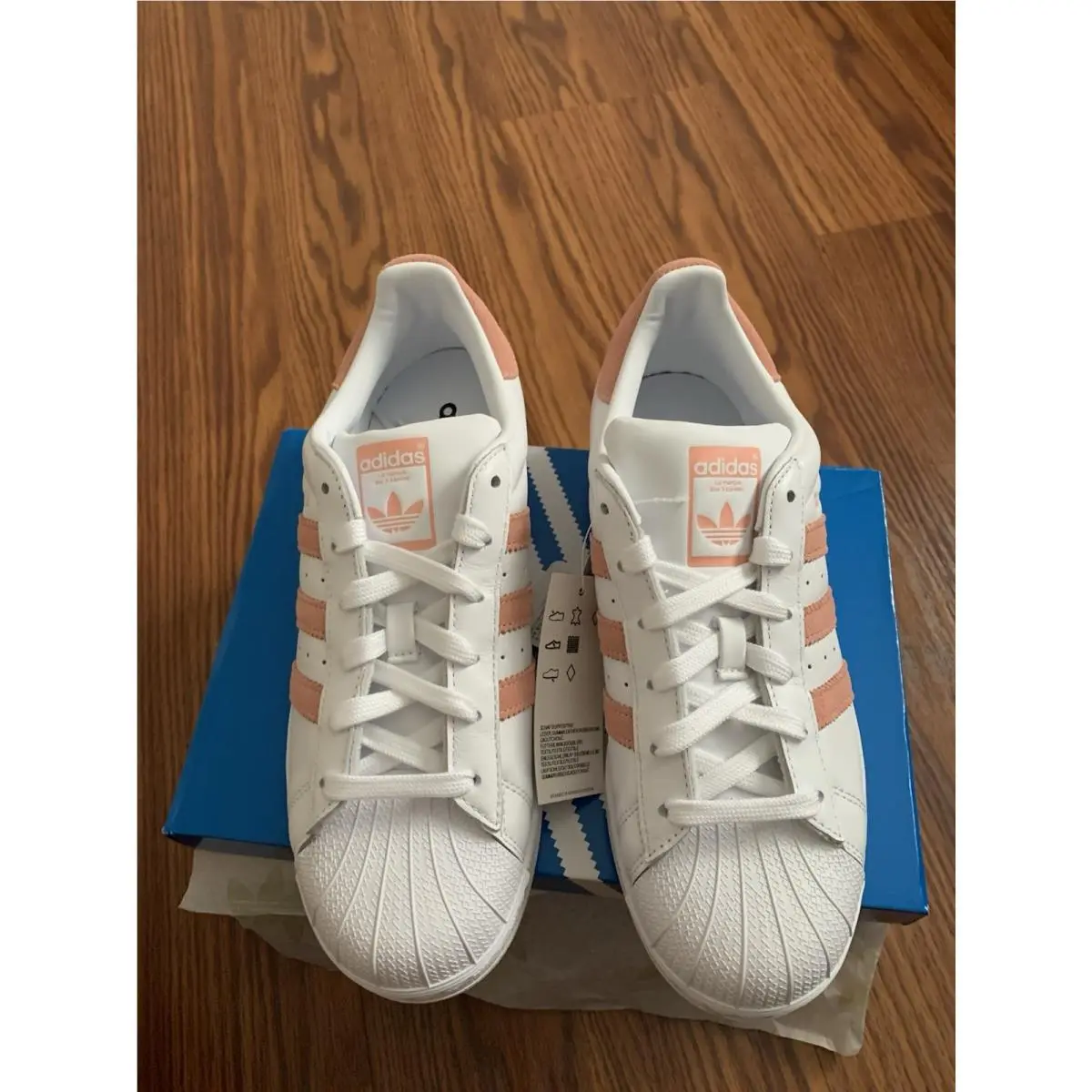Adidas shoes - adidas Superstar - Superstar - EF9249 - White, Manufacturer: Cloud White/Glow Pink/Core Black 1