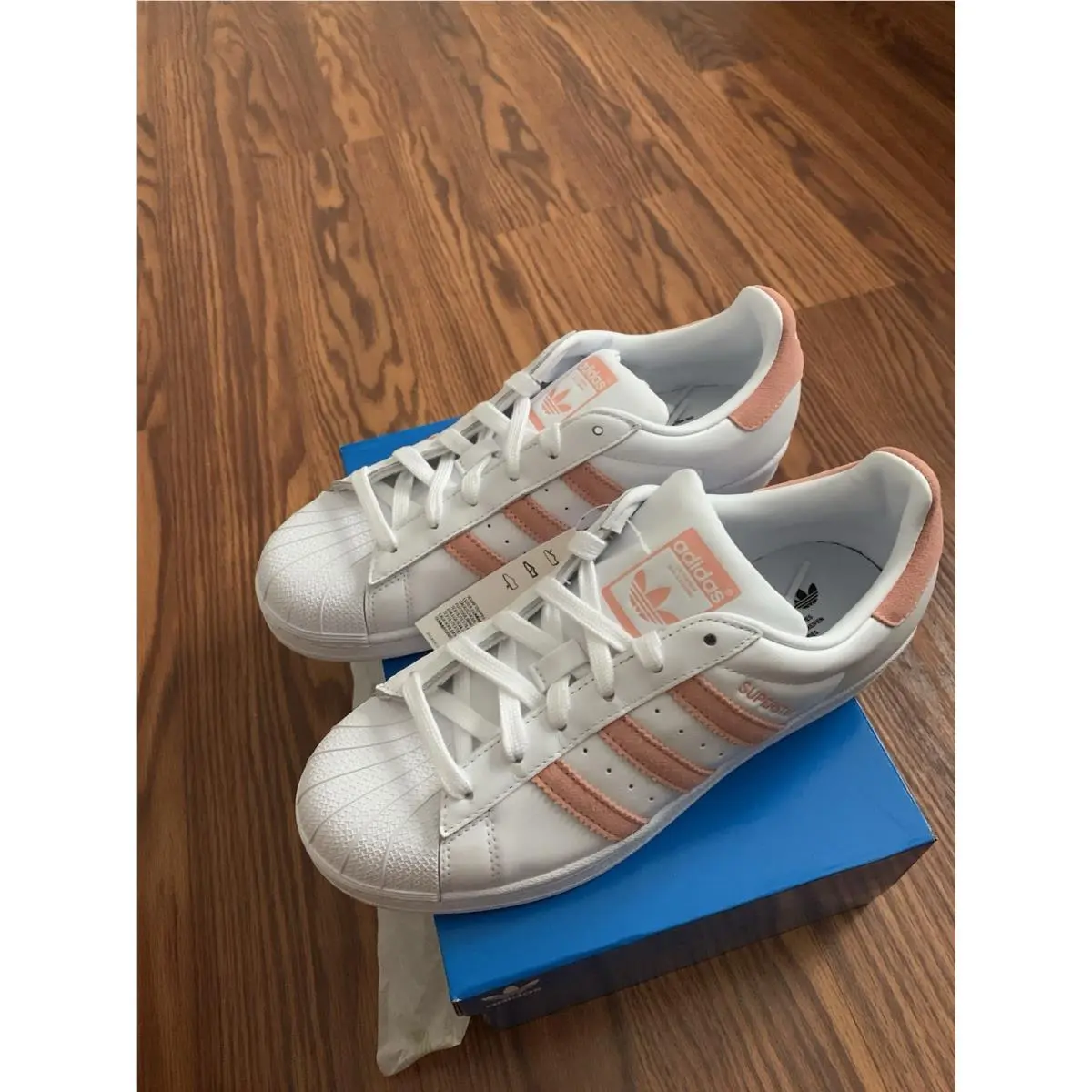 Adidas shoes - adidas Superstar - Superstar - EF9249 - White, Manufacturer: Cloud White/Glow Pink/Core Black 2