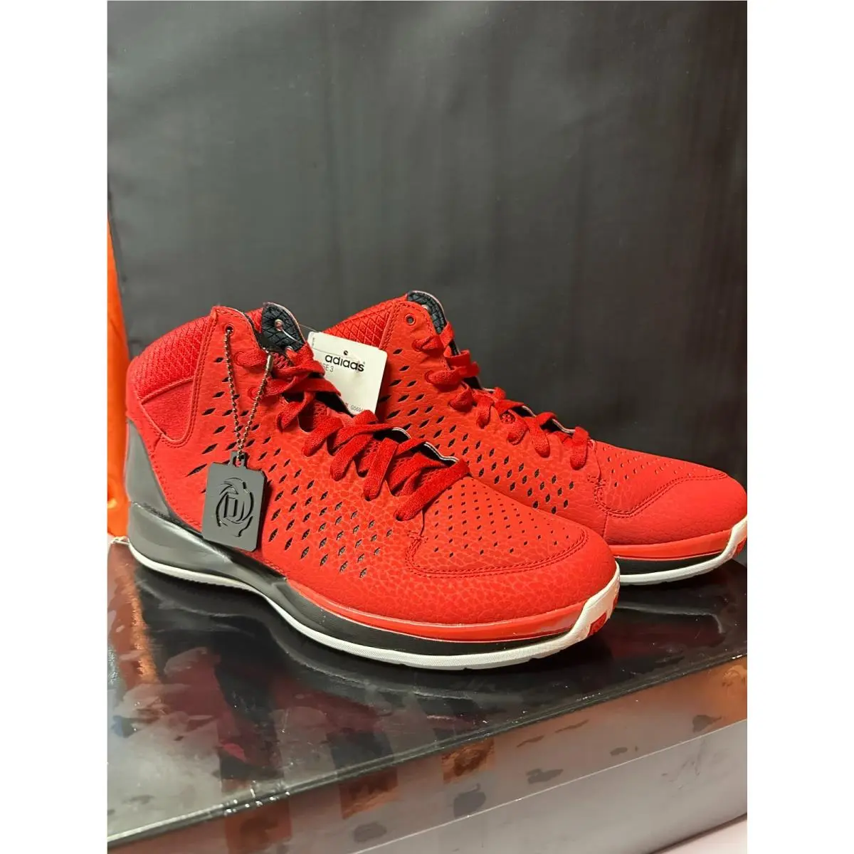 Adidas Rose 3 Scarlet Size 12