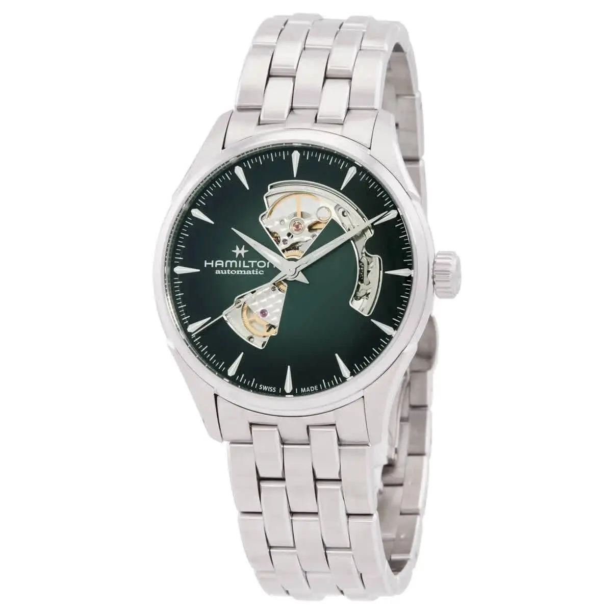 Hamilton Jazzmaster Open Heart Automatic Green Dial Men`s Watch H32705160