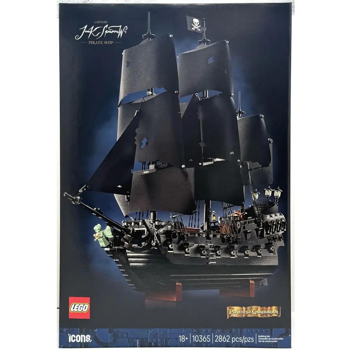 Lego Icons Captain Jack Sparrow`s Pirate Ship Building Set 2862 Pcs For 18+