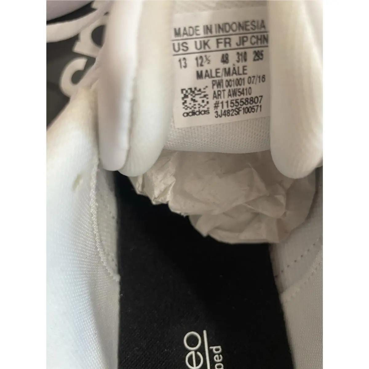 Adidas shoes - Baseline k - Baseline - AW5410 - White 6