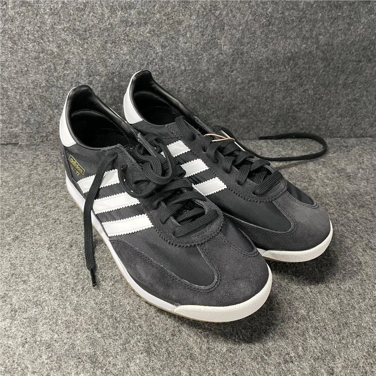 SL 72 RS Shoes Unisex Kids Size US 7 Black/white/blue by Adidas