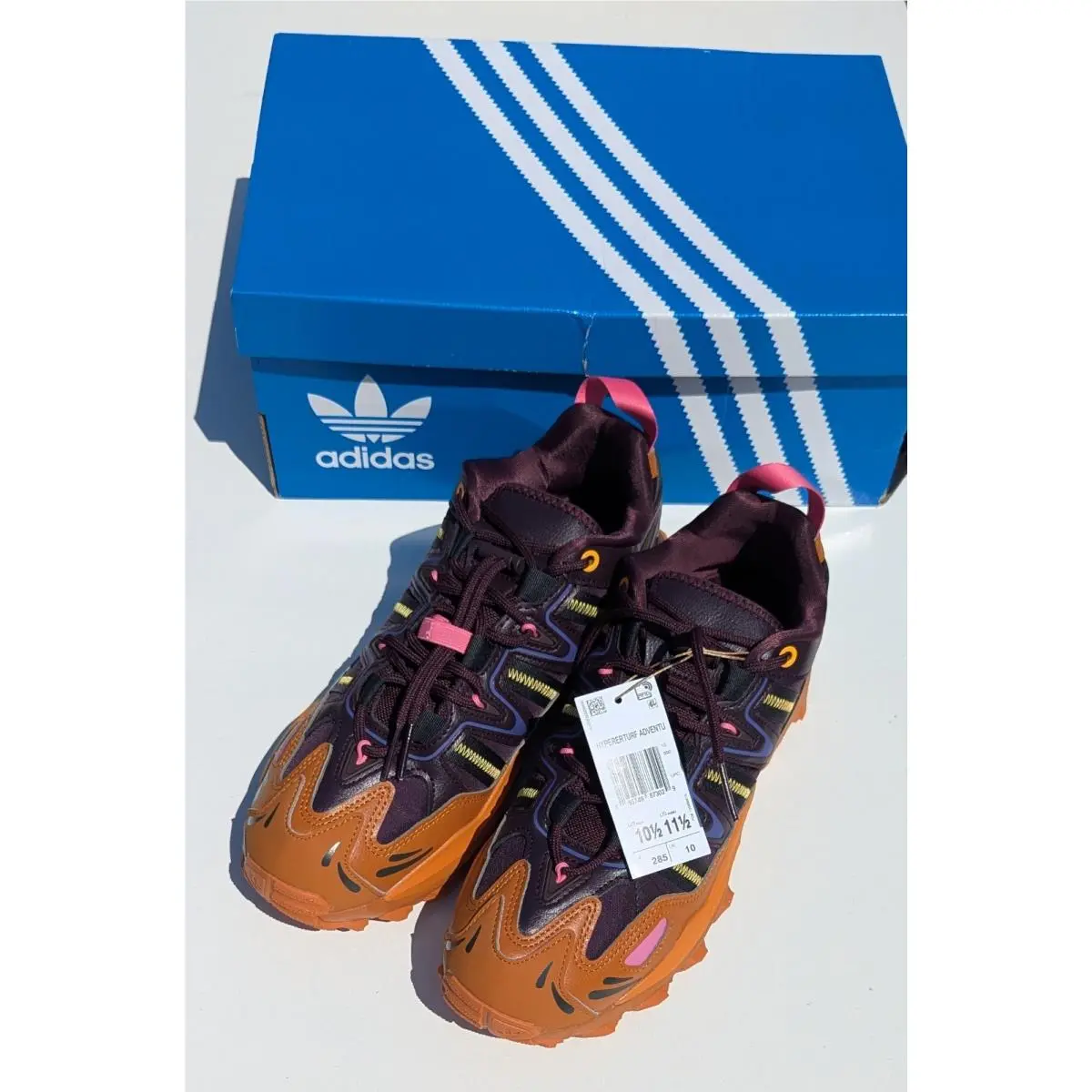 Adidas shoes - adidas Hyperturf - Hyperturf - HQ6022 - Brown 8