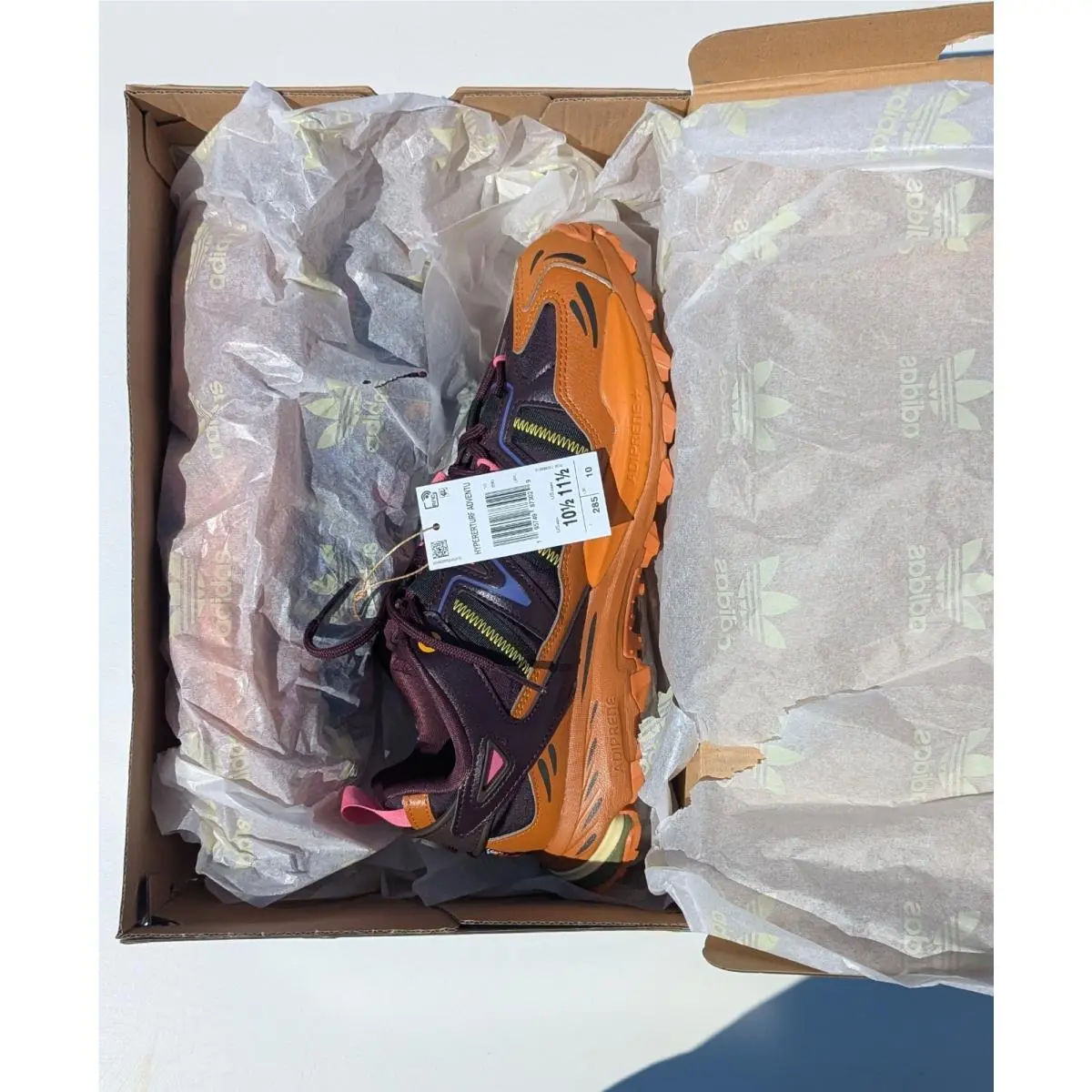 Adidas shoes - adidas Hyperturf - Hyperturf - HQ6022 - Brown 1