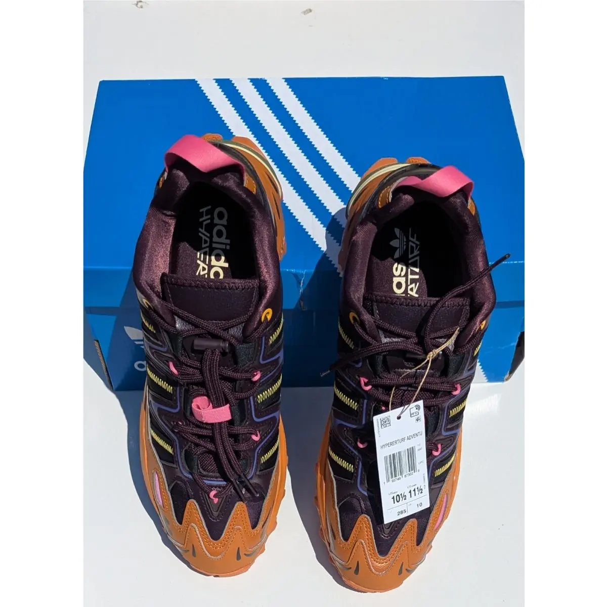 Adidas shoes - adidas Hyperturf - Hyperturf - HQ6022 - Brown 4