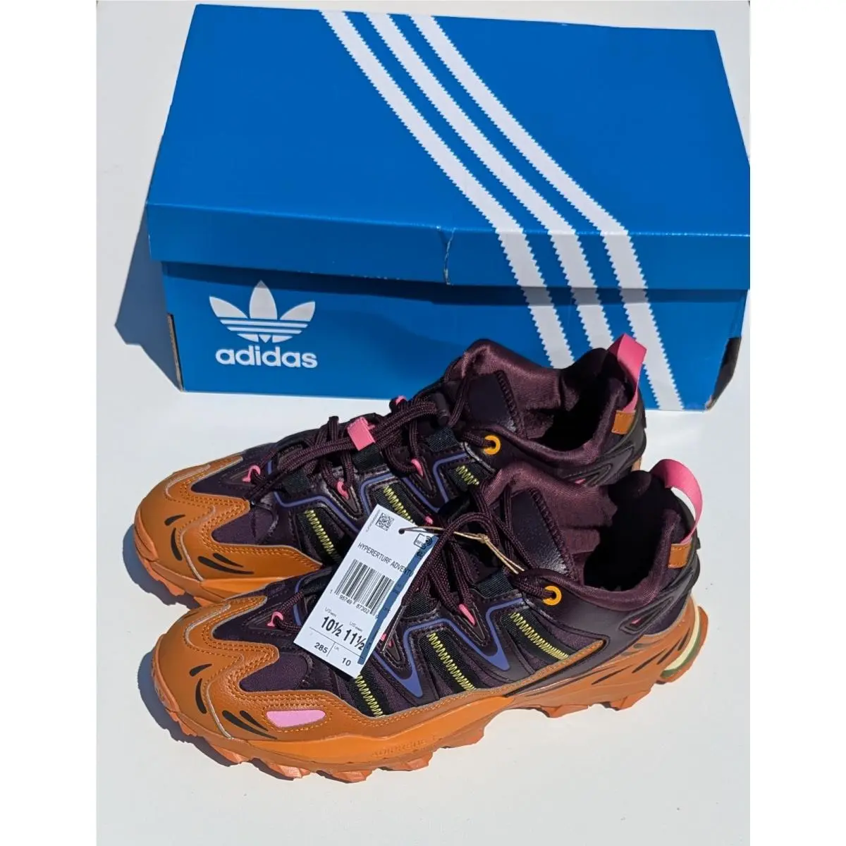 Adidas shoes - adidas Hyperturf - Hyperturf - HQ6022 - Brown 5