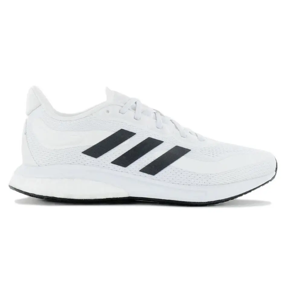 Adidas Women s Supernova Runnig Shoes White/black/dash Grey Size 10 - White