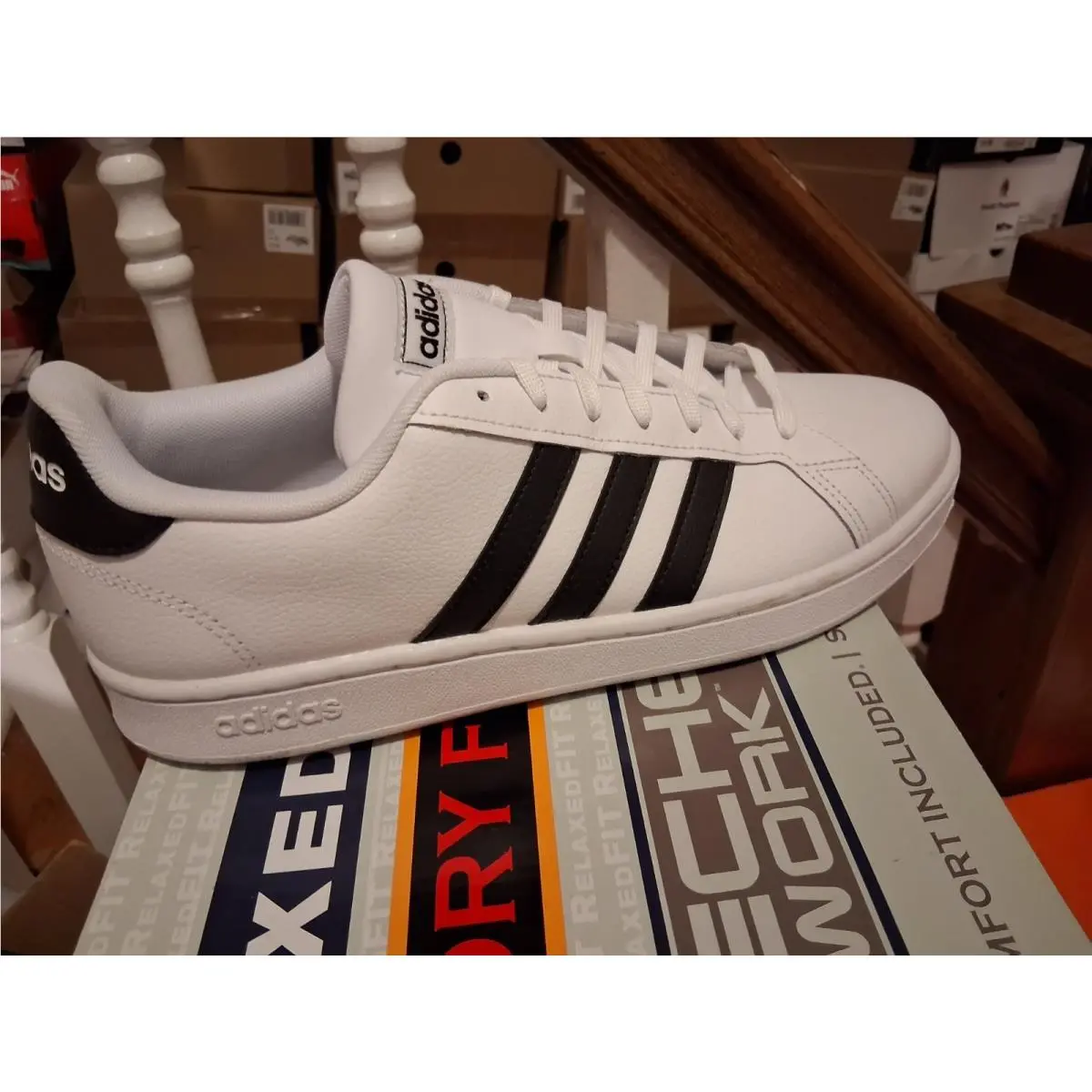 Adidas Grand Court Men`s Sneakers Size 9.5M