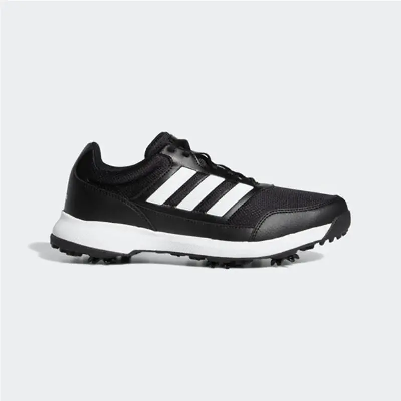 Adidas Tech Response 2.0 Wide Spike Golf Shoes Black White Mens Size 9.5