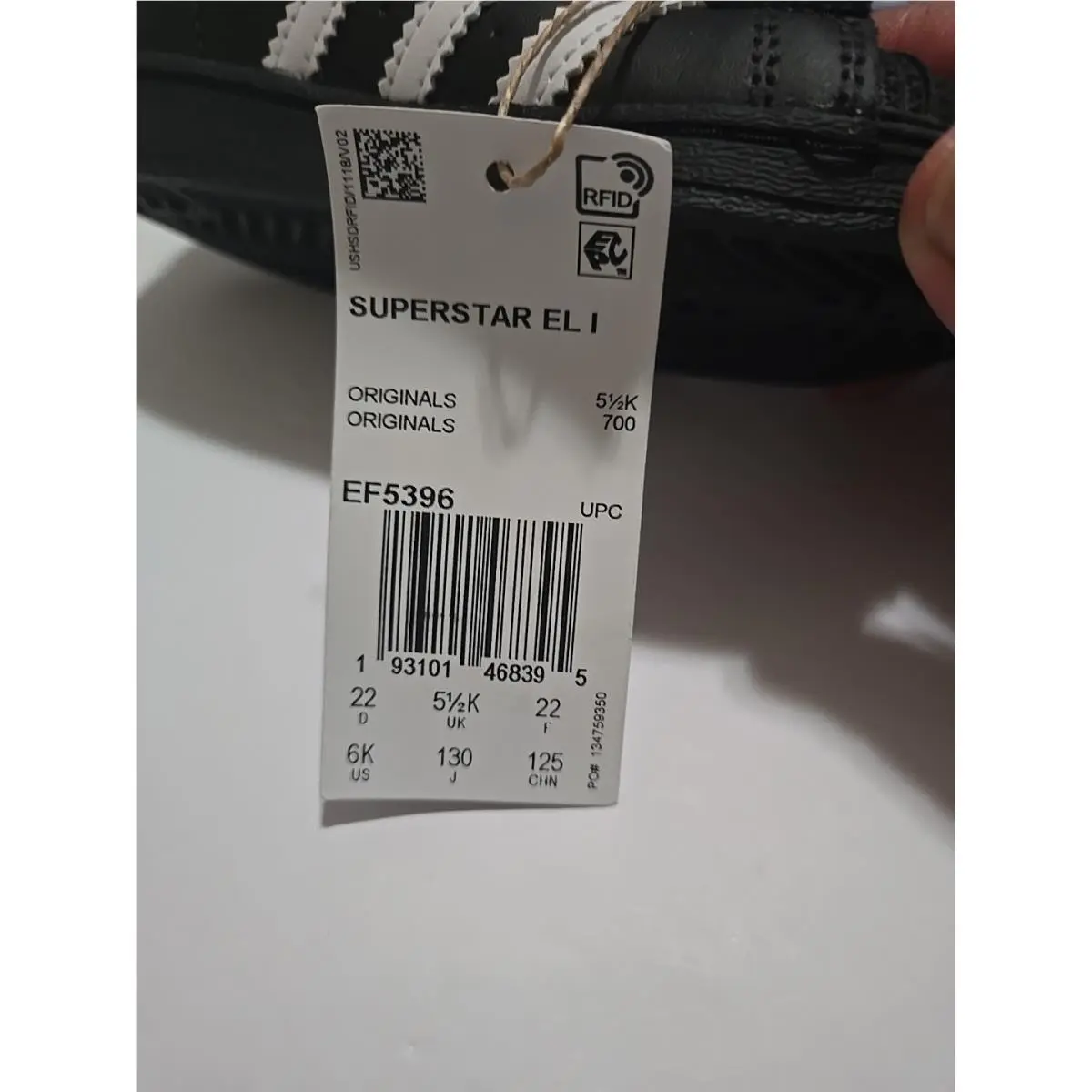 Adidas shoes - superstar EL I - superstar - Black (UPC: 193101468395) 7
