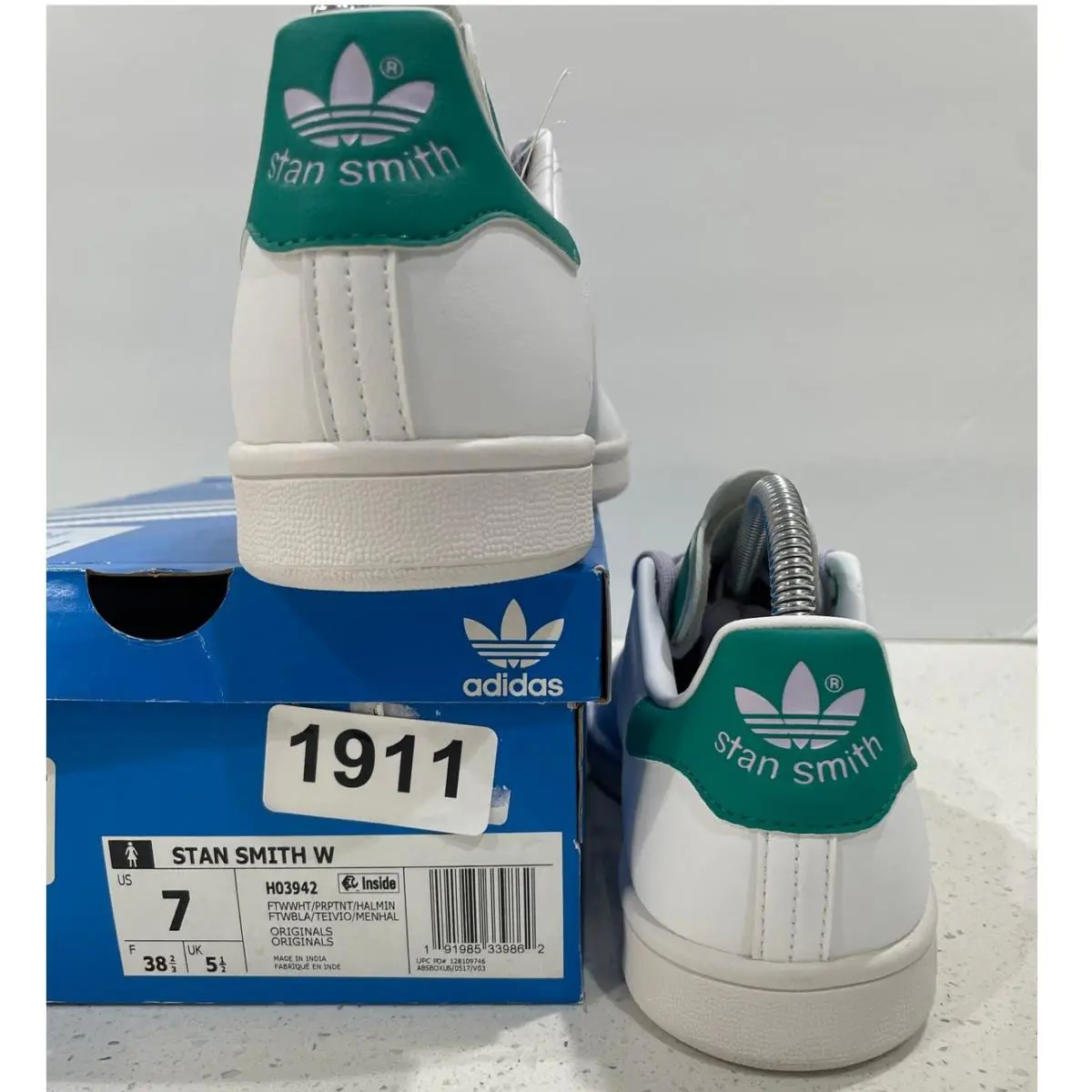 Adidas shoes - adidas Stan Smith - Stan Smith - H03942 - Cloud White-Purple Tint-Hale Mint (UPC: 191985339862) 4