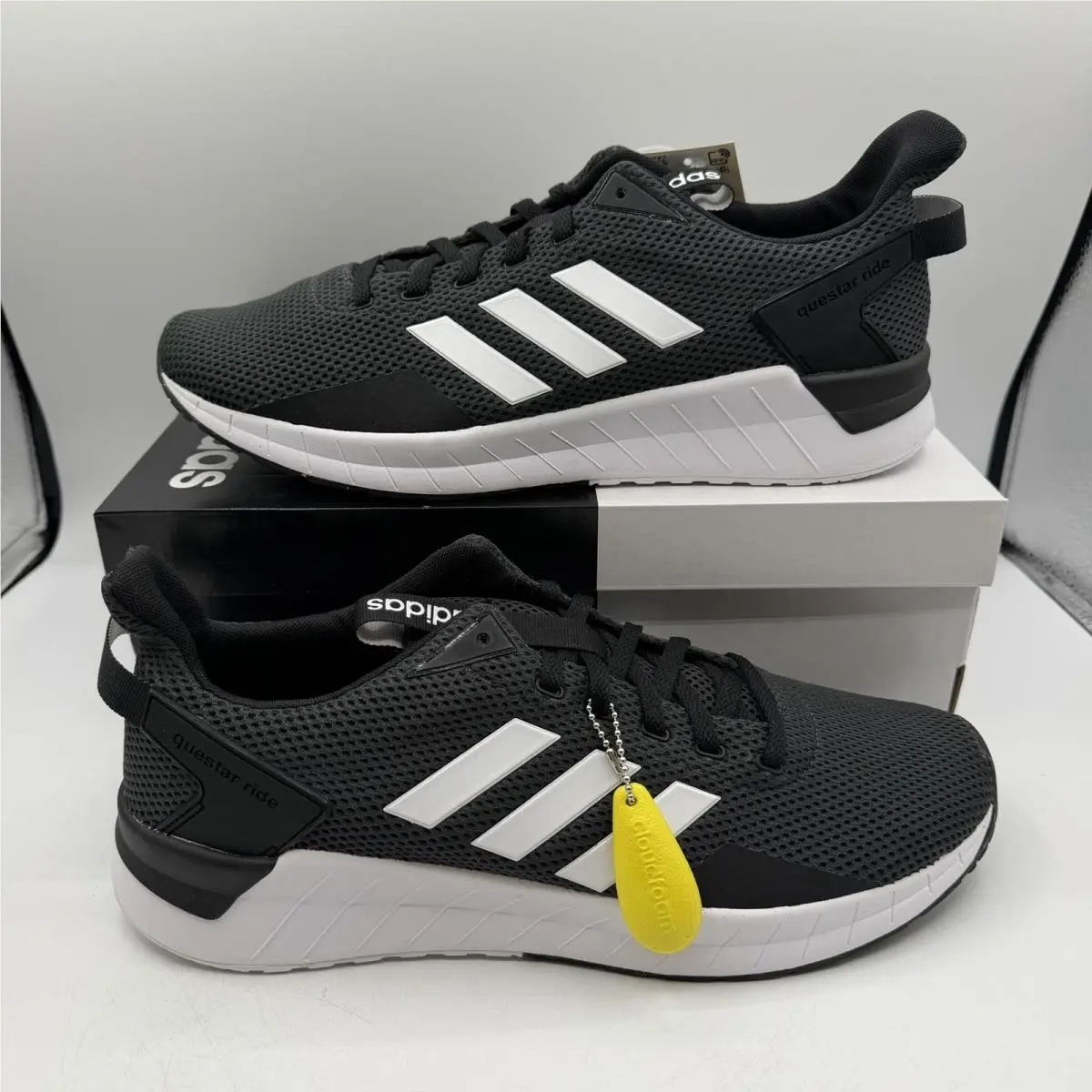 Questar Ride Running Shoes Men`s Size 11 Black/white Sneakers DB1346 by Adidas