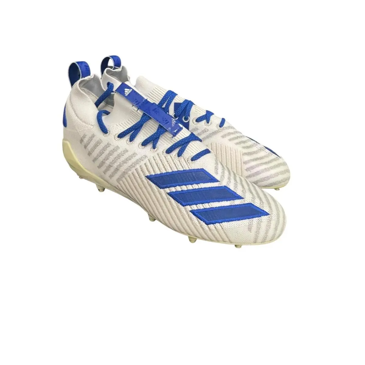 Adidas shoes - SM Adizero 8.0 Primeknit - Adizero Primeknit - EE9956 - White Blue Stripe (UPC: 191531110563) 2