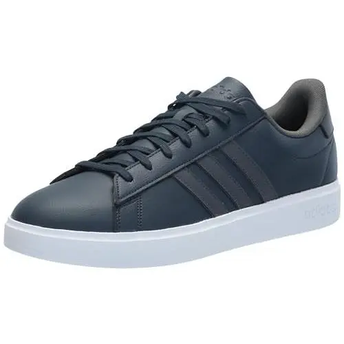 Adidas Men`s Grand Court 2.0 Tennis Shoe - Size: Men 9.5 - Aurora Ink/gray/white