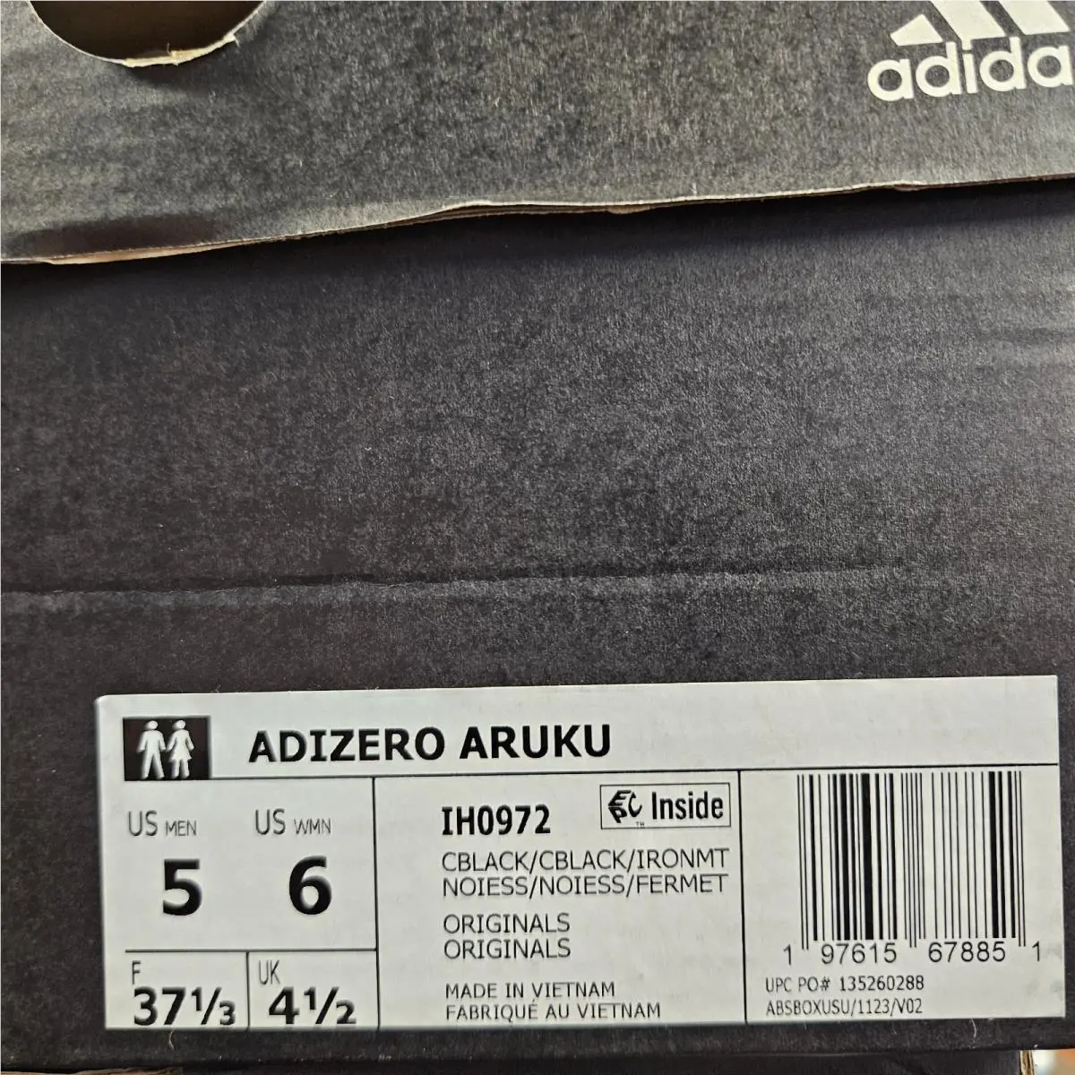 Adidas shoes - adidas Adizero Aruku - Adizero Aruku - IH0972 - Black (UPC: 197615678851) 4