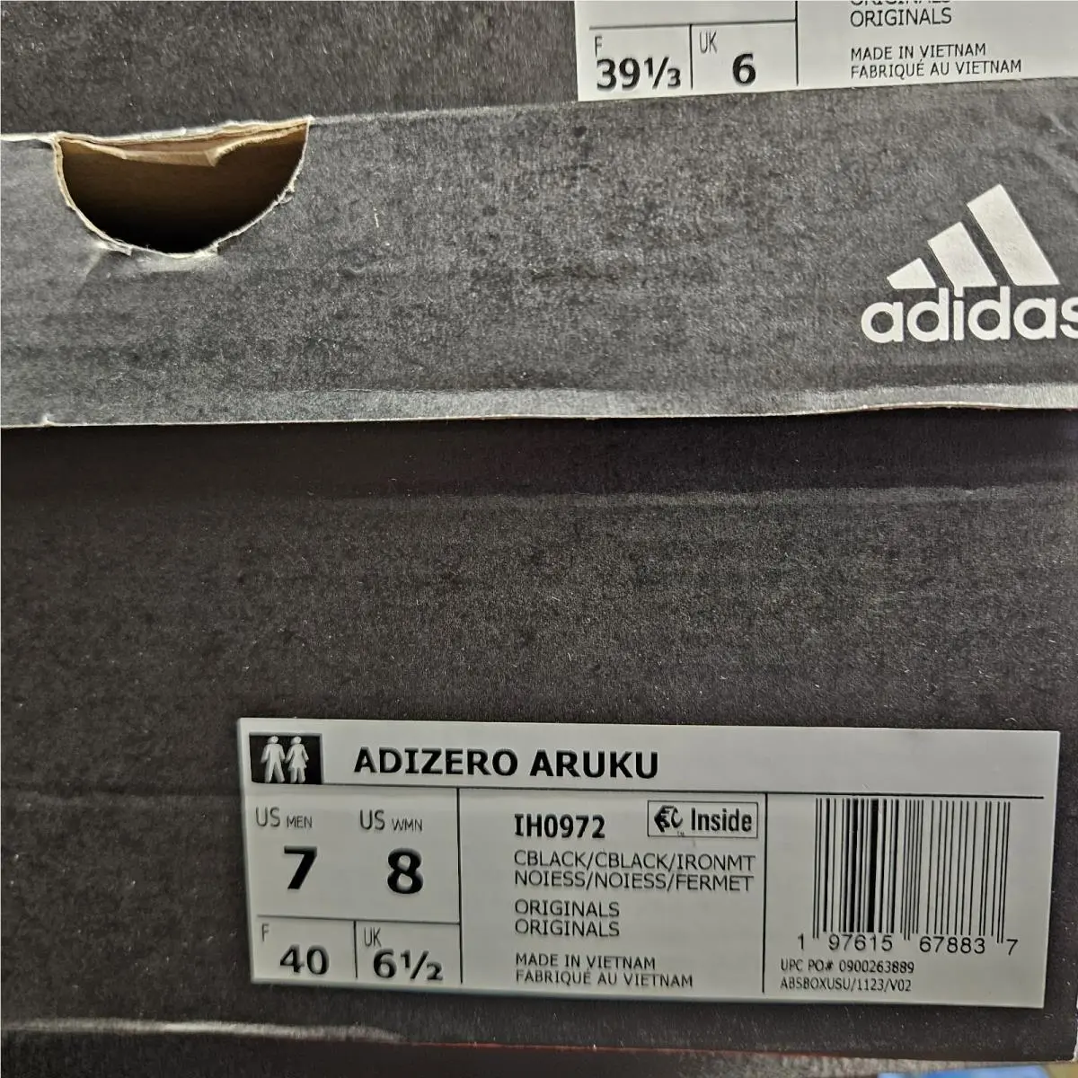 Adidas shoes - adidas Adizero Aruku - Adizero Aruku - IH0972 - Black (UPC: 197615678837) 4