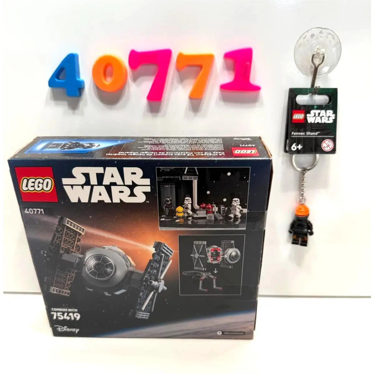 Star Wars Lego 40771 Tie Fighter with Imperial Hanger Rack Plus Bonus