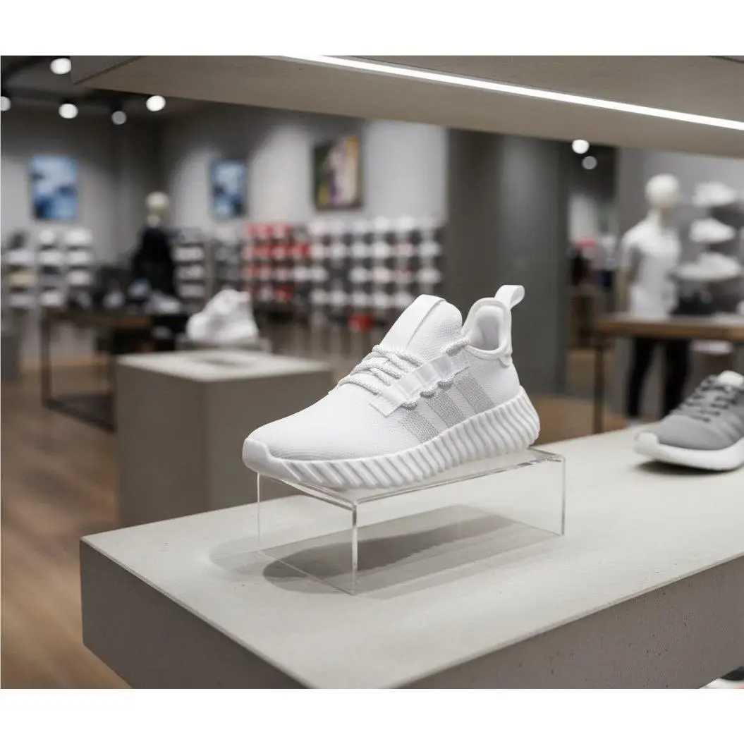 Women`s Adidas Kaptir Flow White Zero Metallic Size:8.5