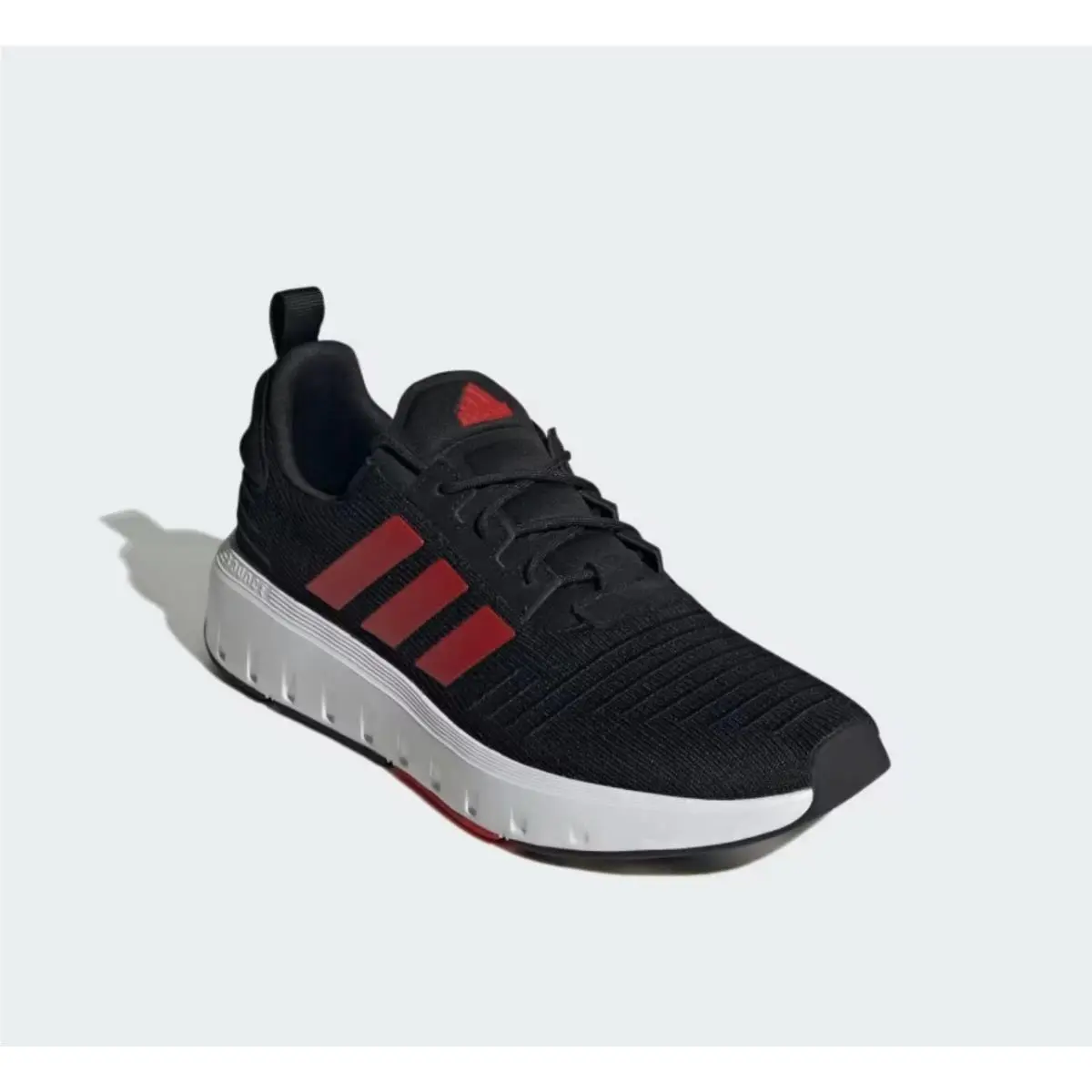 Adidas Men`s Swift Run Shoes Core Black / Better Scarlet Size: 11.5 M
