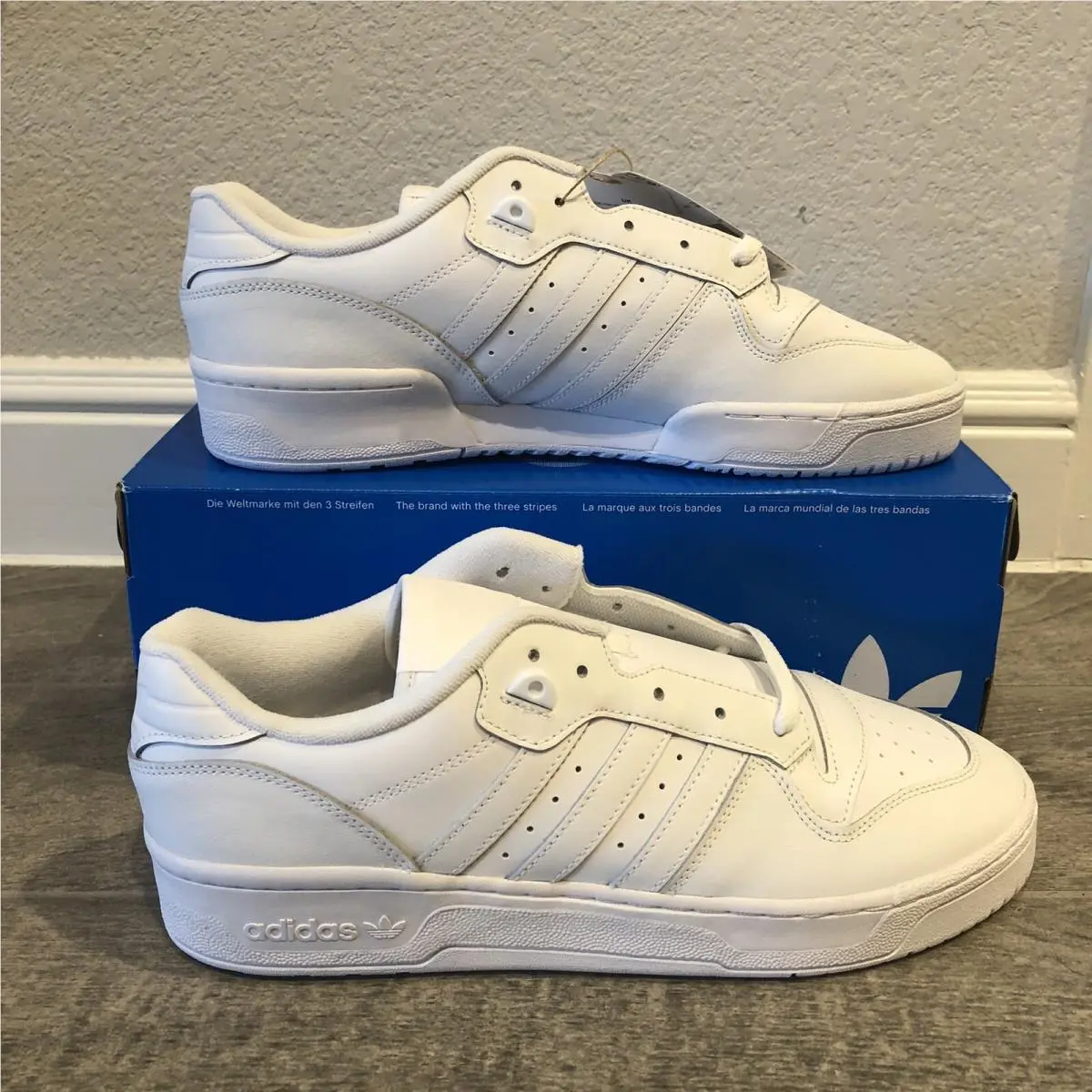 Adidas shoes - adidas Rivalry - Rivalry - Cloud White / Cloud White / Cloud White 3