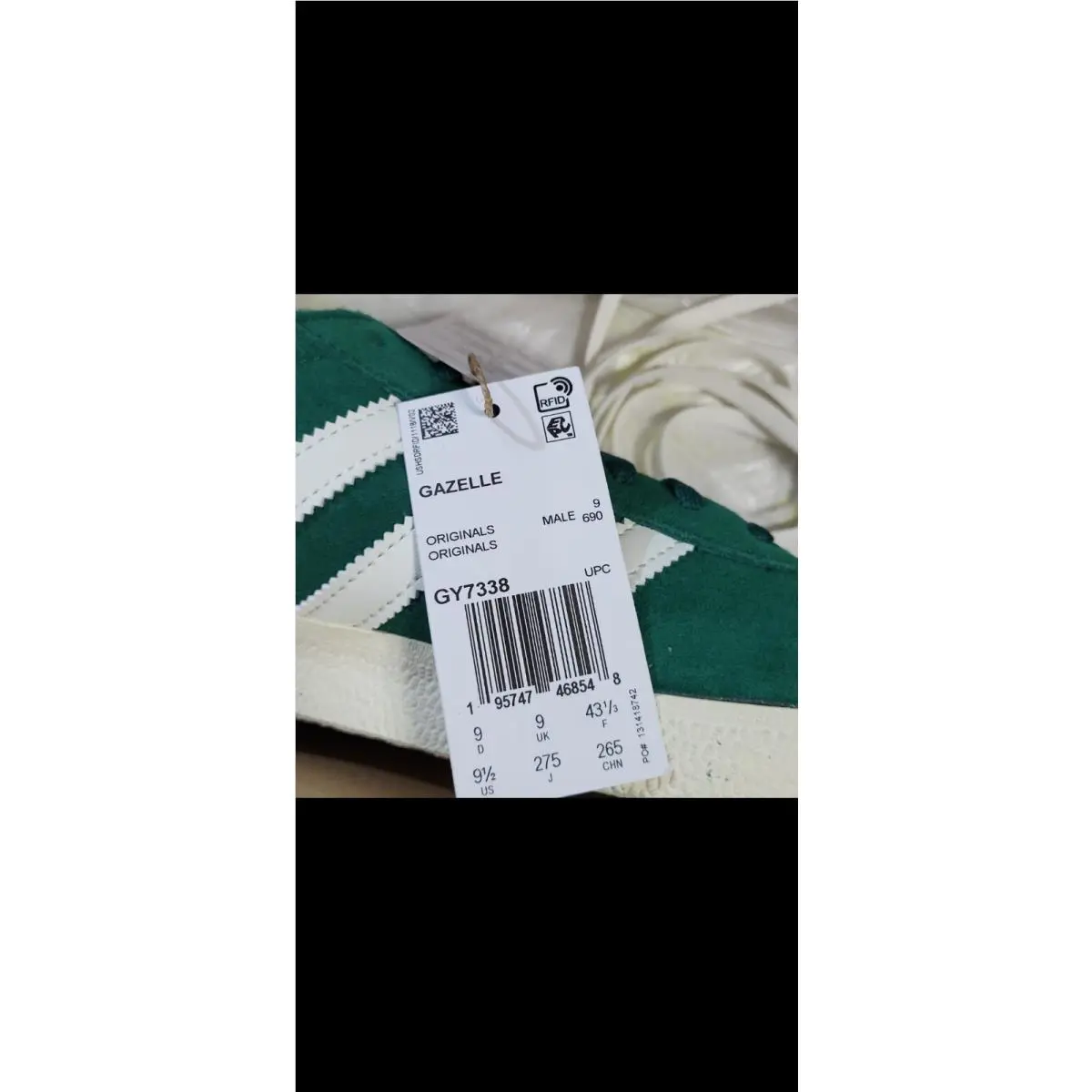 Adidas shoes - adidas Gazelle - Gazelle - GY7338 - Green (UPC: 195747464892) 1