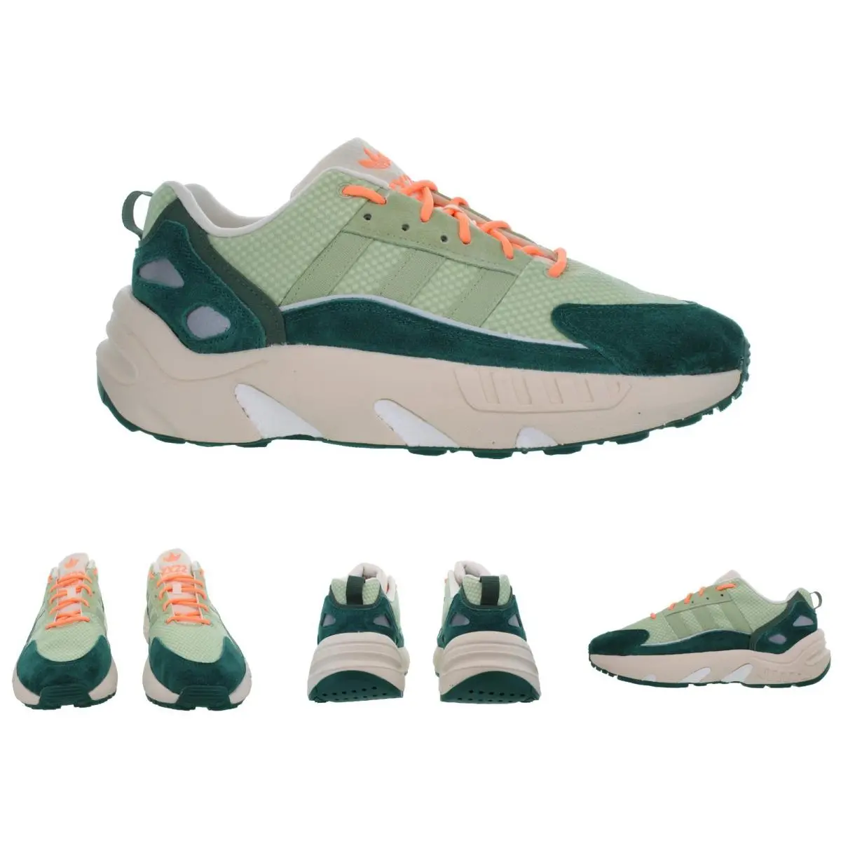 Adidas shoes - Adidas Originals ZX 22 Boost - GX2035 - Ecru Tint, Magic Lime, Core Green 1