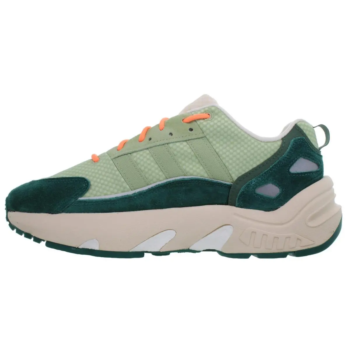 Adidas shoes - Adidas Originals ZX 22 Boost - GX2035 - Ecru Tint, Magic Lime, Core Green 2