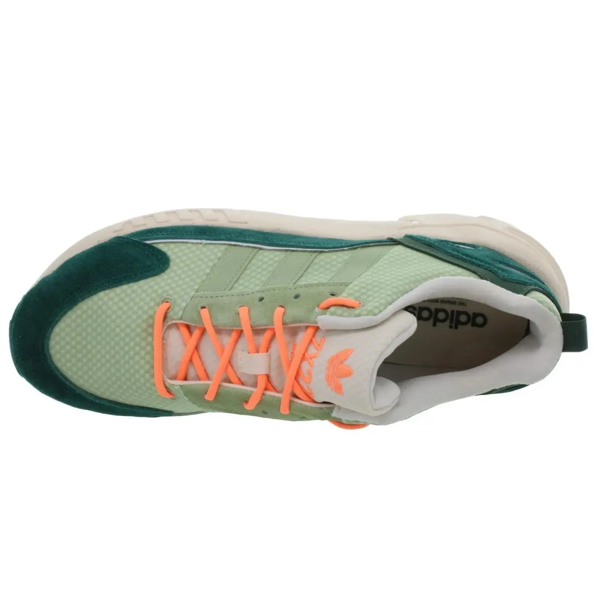 Adidas shoes - Adidas Originals ZX 22 Boost - GX2035 - Ecru Tint, Magic Lime, Core Green 6