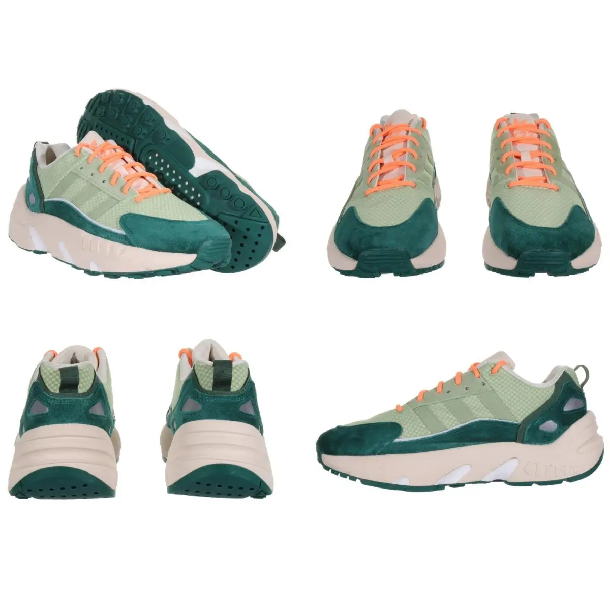 Adidas shoes - Adidas ZX 22 Boost - Boost - GX2035 - Ecru Tint, Magic Lime, Core Green 3