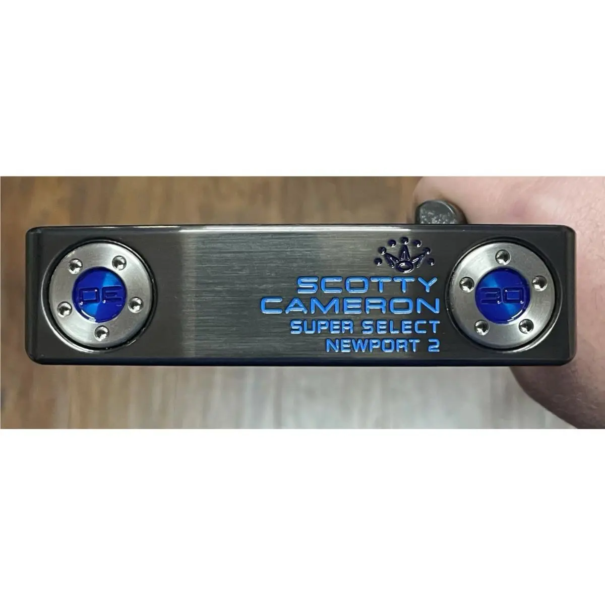 Scotty Cameron  - Super Select Newport 2 - Xtreme Dark Finish - DLC - Blue, Lie Angle: Black 5