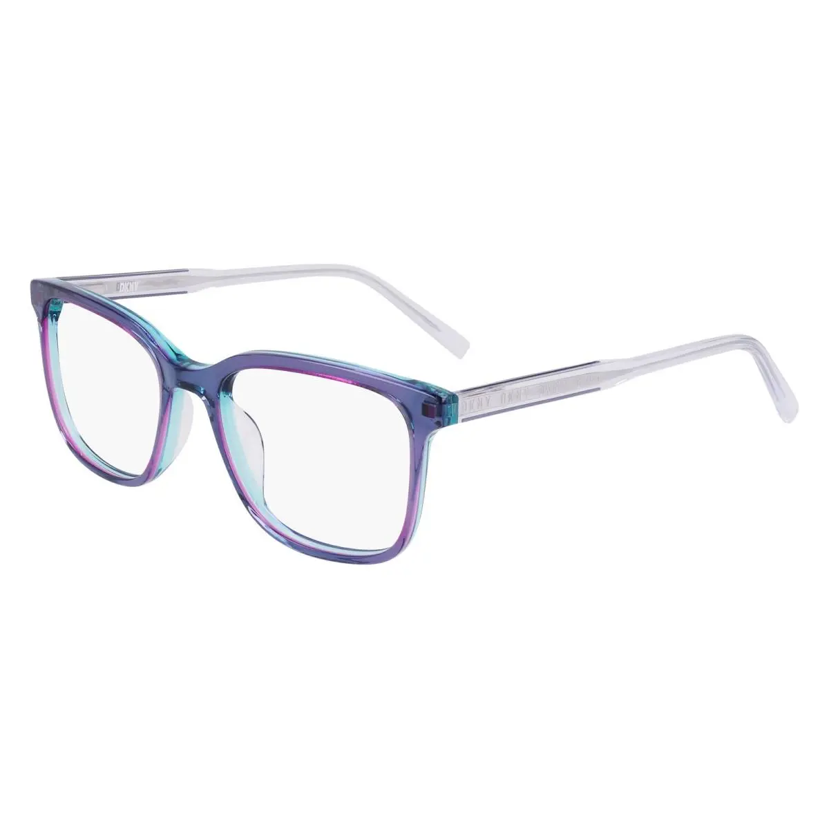 Dkny DK 5065 Crystal Blue Laminate 400 Size 52 Eyeglasses by DKNY