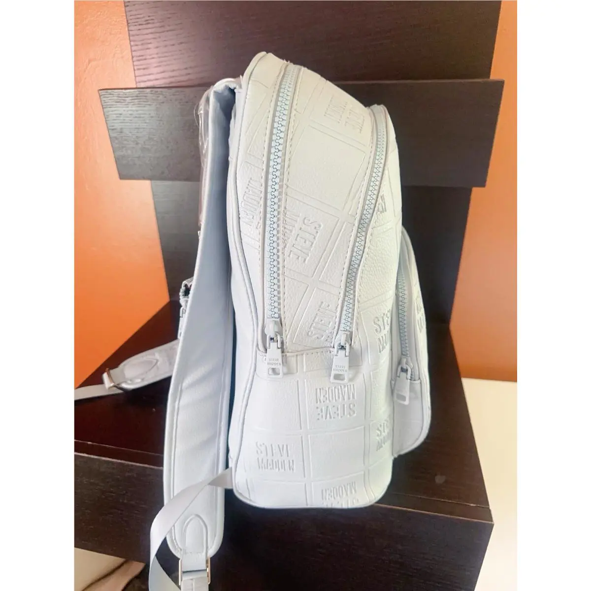 Steve Madden Triple Compartment Backpack DO329220 Blue Bbeno W/pouch
