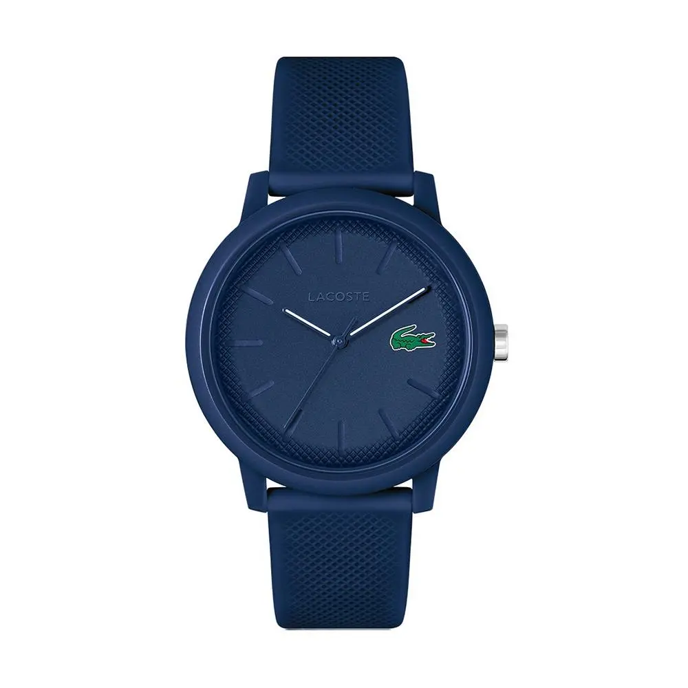 2011172 12.12 Chrono Men`s Iconic Chronograph Quartz Watch 42mm Blue by Lacoste