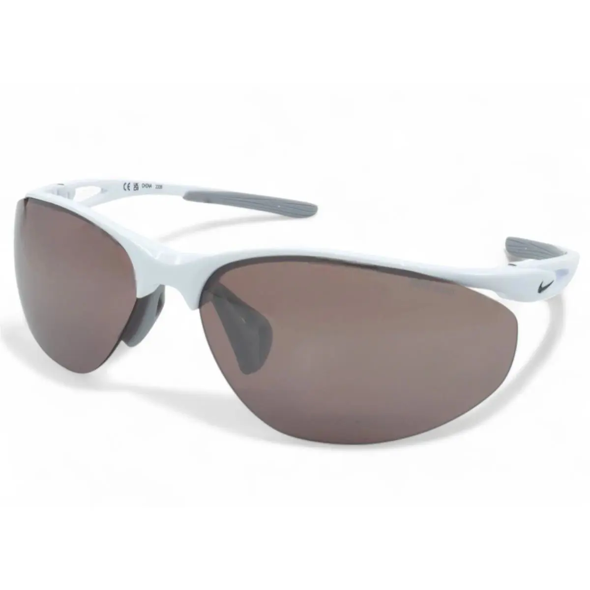 Nike AERIAL-E-DZ7353-100-69 Sunglasses 69mm - Frame: WHITE, Lens: ROAD TINT