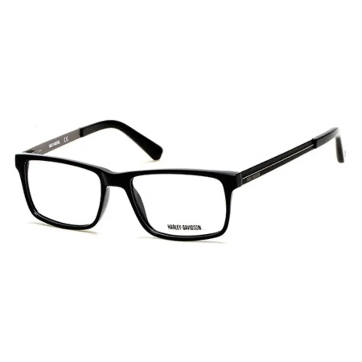 Harley-davidson HD 0752 Shiny Black / Black/monocolor 001 Size 55 Eyeglasses