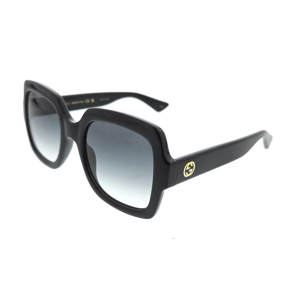Gucci GG1337S-001 Black Grey Square Sunglasses