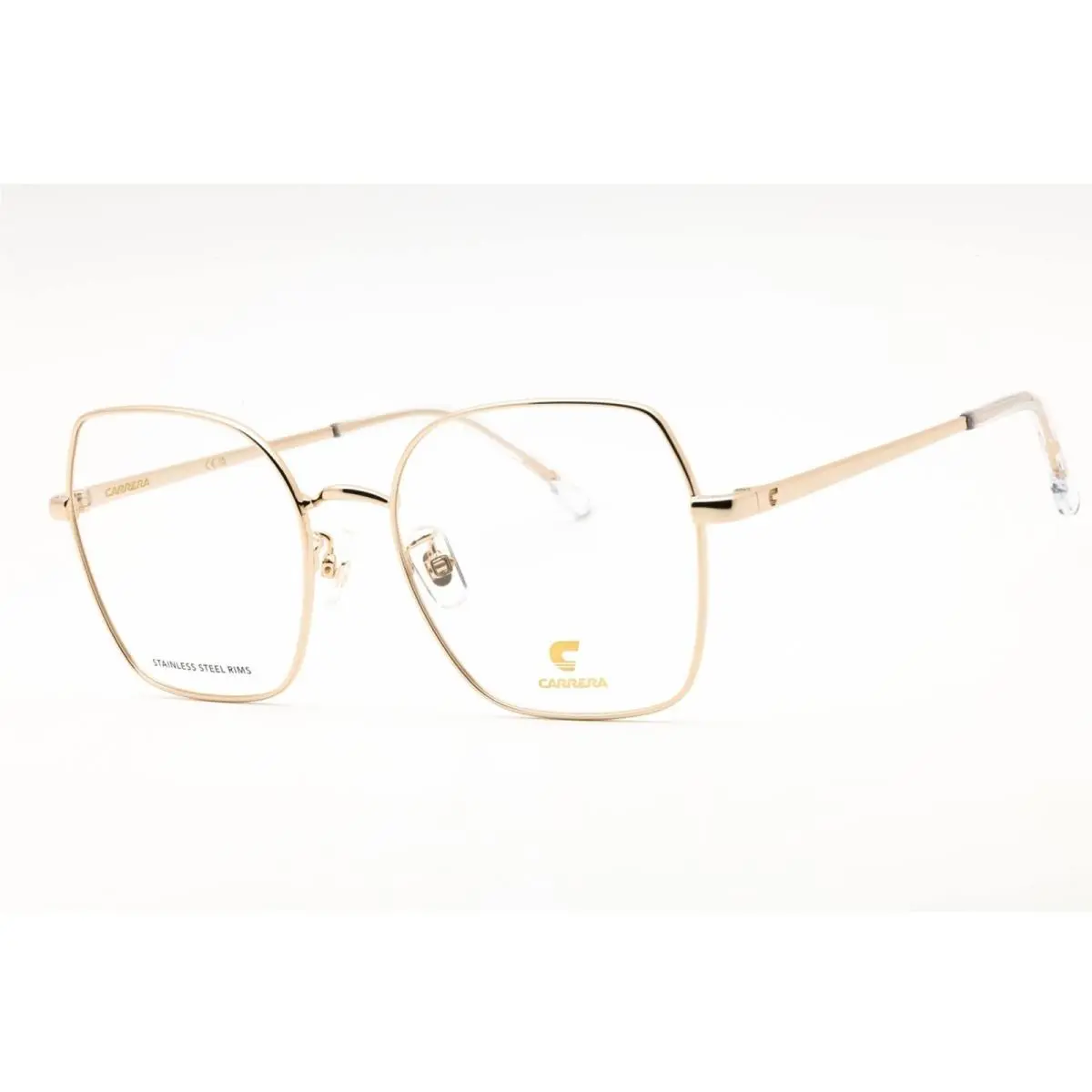 Carrera Women`s Eyeglasses Gold Metal Cat Eye Shape Frame Carrera 3035 0J5G 00