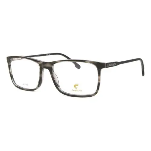 Carrera 225 2W8 Grey Horn Eyeglasses 56 17 145 Rectangle Acetate Full Rim Frame