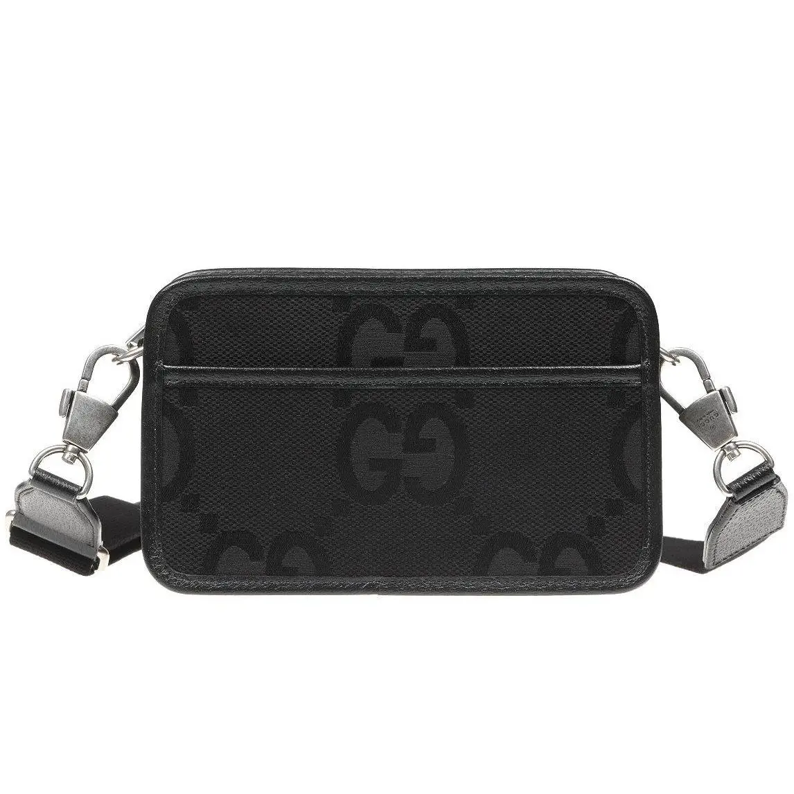 Gucci Luxury Black Jumbo G Camera Crossbody Shoulder Bag