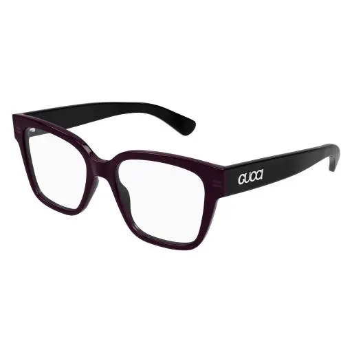 GG 1791 O-007 Black / Transparent 007 Size 53 Eyeglasses by Gucci