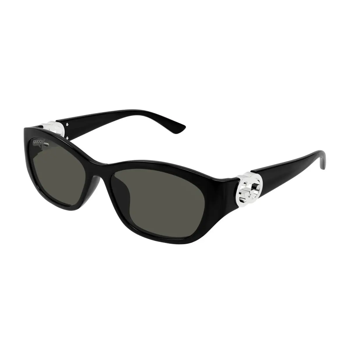 Gucci GG1826SK 001 Sunglasses 57mm Black / Grey Lens