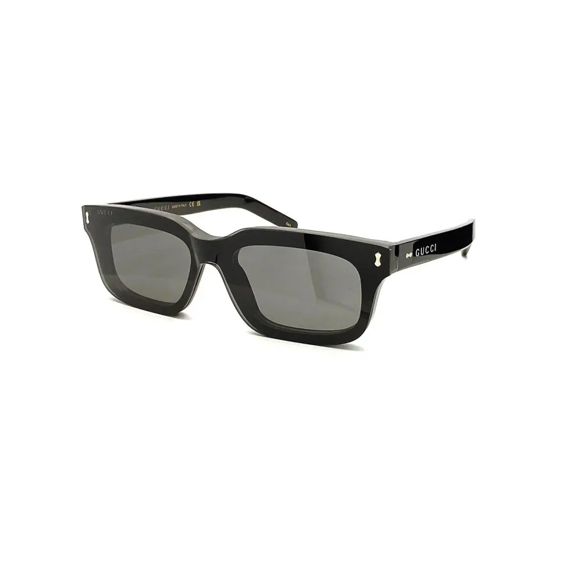 Gucci Sunglasses GG1711S 001 53mm Black / Clear with Grey Clip On Lens