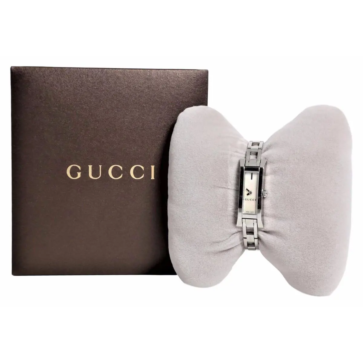 Gucci YA110525 Silver Quartz Mother Of Pearl Dial Women`s Watch F1303 - Dial: Silver, Band: Silver