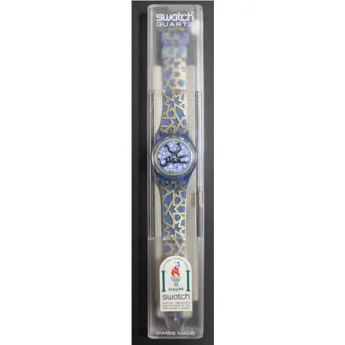 Gent Golestan GN160-New Old Stock Nos Watch Case Papers by Swatch