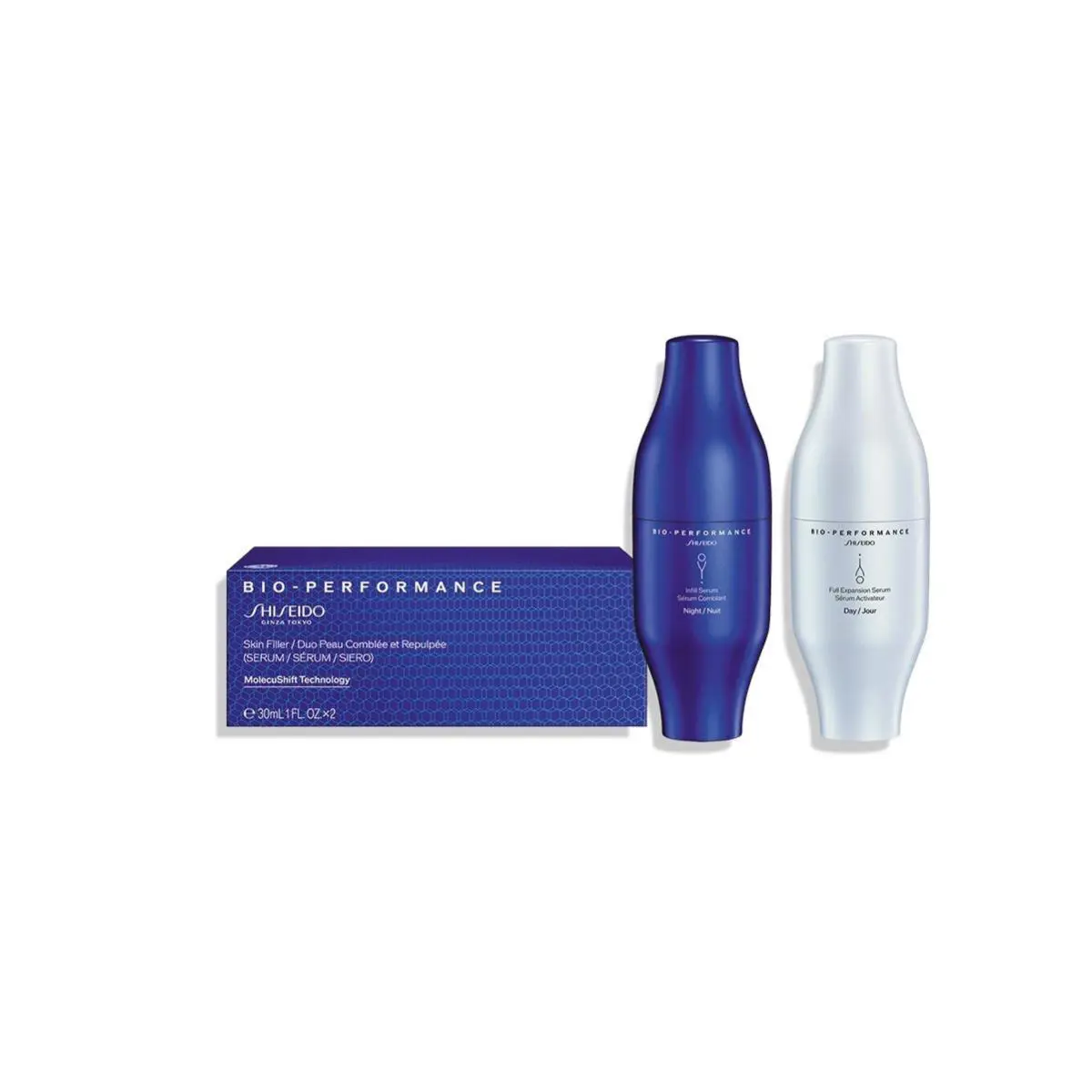 Shiseido Bio-performance Day Night Skin Filler Serum Duo - Size 30mL 1 Oz. x 2
