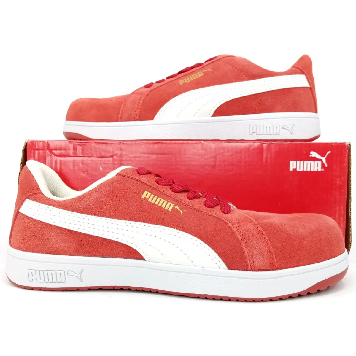 Puma shoes - Puma Iconic Red Low Composite Toe - 640045 - Red/Orange (UPC: 885818016913) 9
