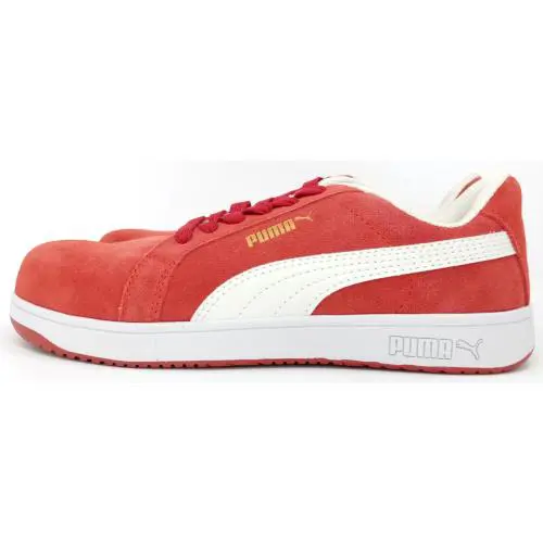 Puma shoes - Puma Iconic Red Low Composite Toe - 640045 - Red/Orange (UPC: 885818016913) 3